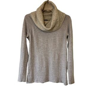 Elie Tahari Extra Fine Merino Wool Cowl Neck Sweater Sz Large